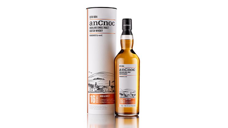 Världspremiär för nya anCnoc 16YO sker i Sverige.