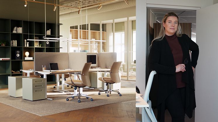 Michaela Tammelin, Einrichtungsspezialistin bei DPJ Workspace, präsentiert die wichtigsten Trends für das Büro 2025.