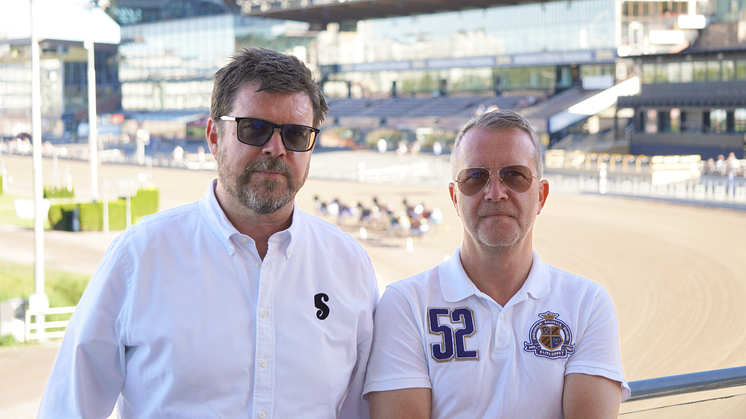 Verkställande direktör Jörgen Forsberg och Sportchef Anders Malmrot slutar på Solvalla. Foto: Solvalla