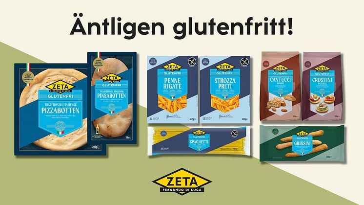 Nytt glutenfritt sortiment från Zeta 