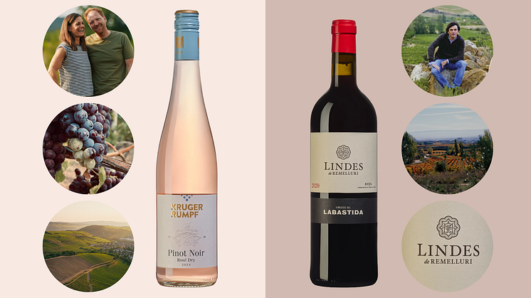 Nyheter! Kruger Rumpf Rosé i ny årgång och modern Rioja Lindes de Remelluri