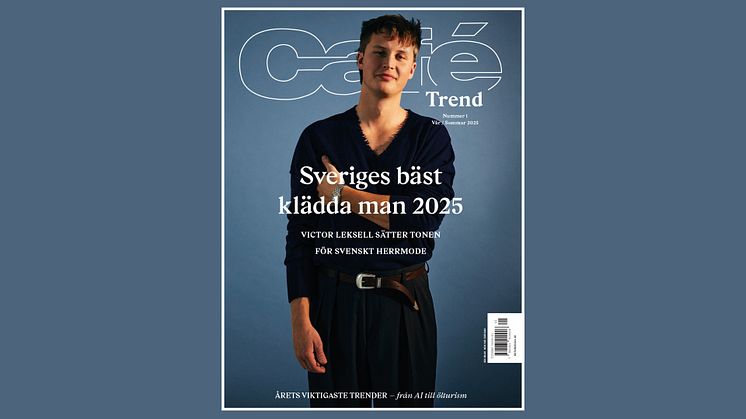 Sveriges Bäst Klädda Man 2025 enligt Café: Victor Leksell