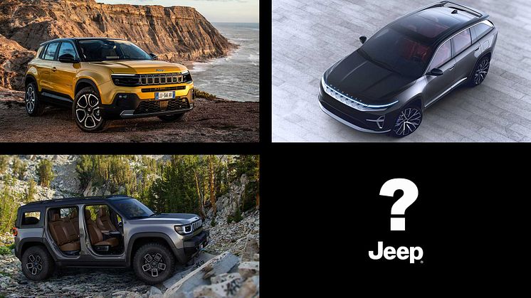 Jeep® lancerer fire nye e-SUV’er inden udgangen af 2025