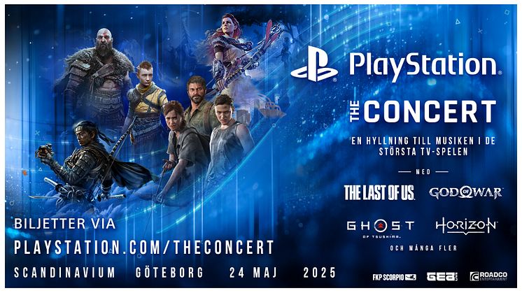 PlayStation™ The Concert gör världspremiär och kommer till Göteborg nästa år