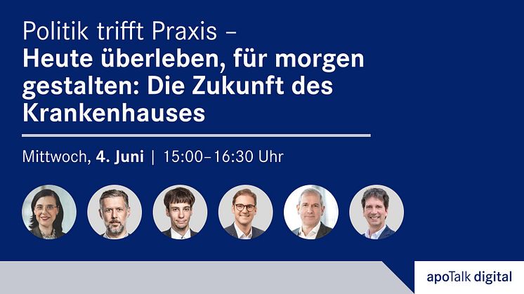 apoTalk digital: Gesundheitspolitischer Blick auf die Krankenhausreform