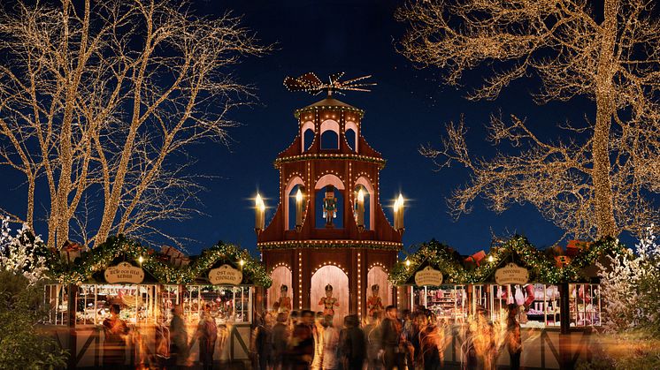Weihnachten in Liseberg – mit Lederhose, Dirndl und Tiroler Budenzauber