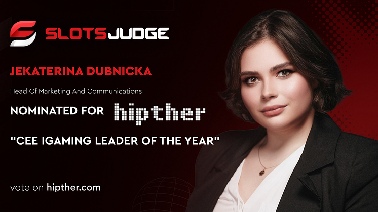 Jekaterina Dubnicka Nominated for iGaming Leader of the Year in CEE by Hipther