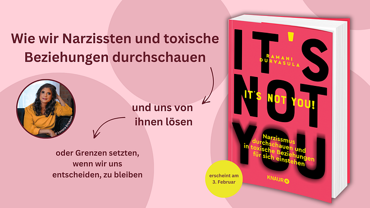 Du bist nicht Schuld! - Narzissmus durchschauen und in toxischen Beziehungen für sich einstehen