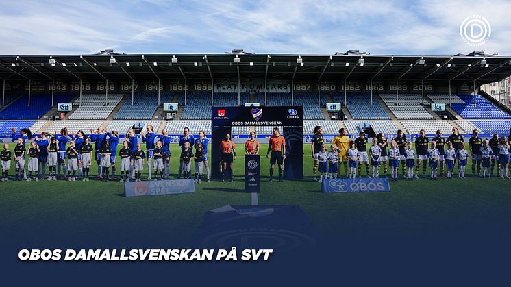 Utvalda matcher från OBOS Damallsvenskan visas i SVT