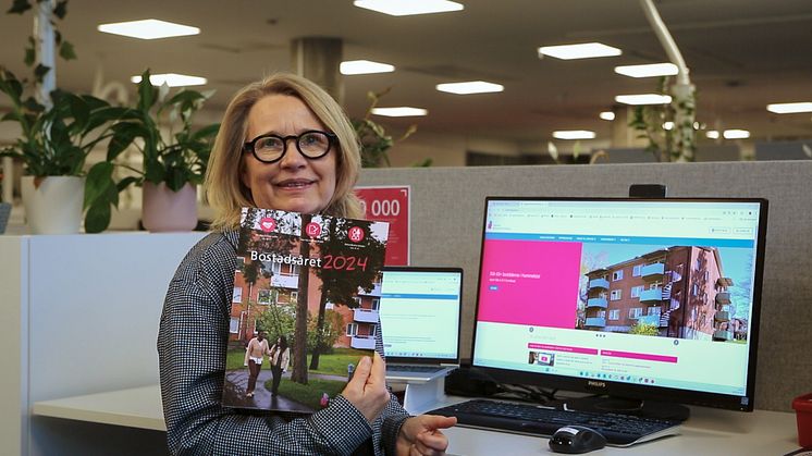 Uppsala Bostadsförmedling vd Mona Lindén håller i Bostadsåret 2024