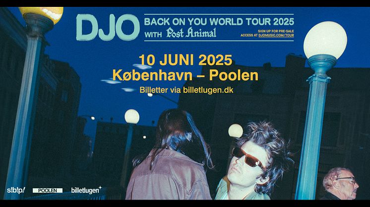“Stranger Things”-stjernen Djo inviterer til psykedelisk popfest i Poolen