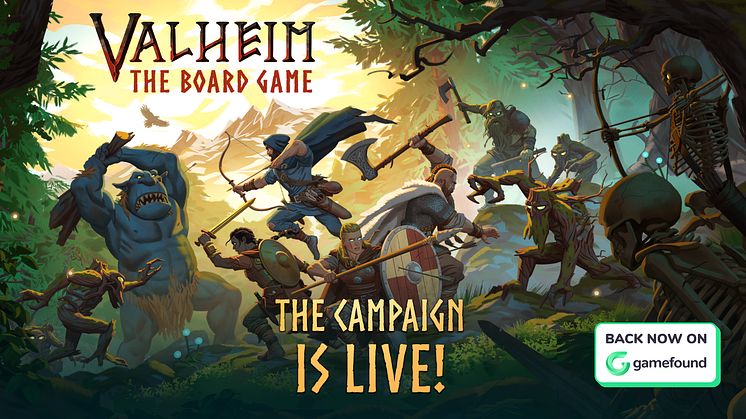 Valheim Board Game Crowdfunding Project Now Live at Gamefound!