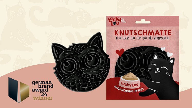 Katzenliebe trifft Design: Die Lucky Lou Knutschmatte ist da