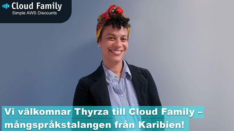 Vi välkomnar Thyrza till Cloud Family –  mångspråkstalangen från Karibien!