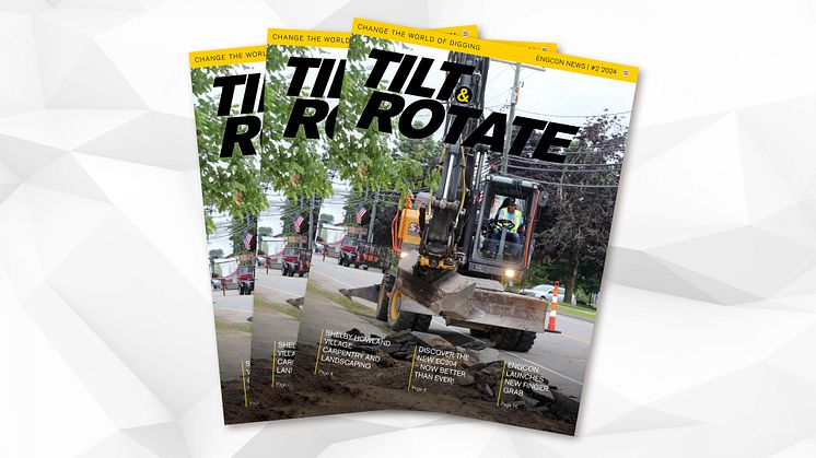 For all excavator enthusiasts - the fall 2024 issue of Tilt & Rotate is out now!