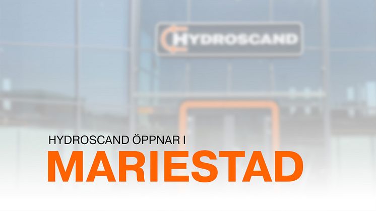Hydroscand öppnar slangservicebutik i Mariestad