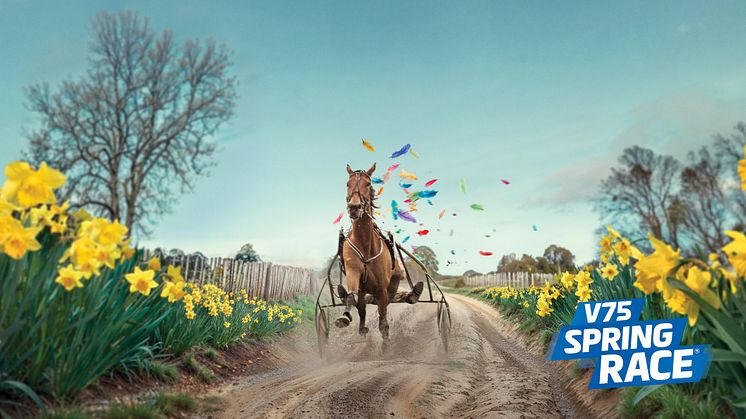 V75 SpringRace® med MultiJackpot® på påskdagen