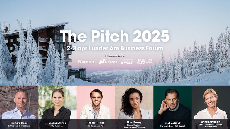 Välkommen att söka till The Pitch 2025
