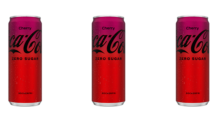 Klassikern blir sockerfri – Coca-Cola Zero Cherry är äntligen här