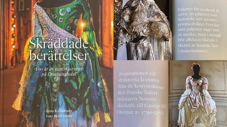 Ny bok: "Skräddade berättelser - 100 år av teaterkostymer på Drottningholm".