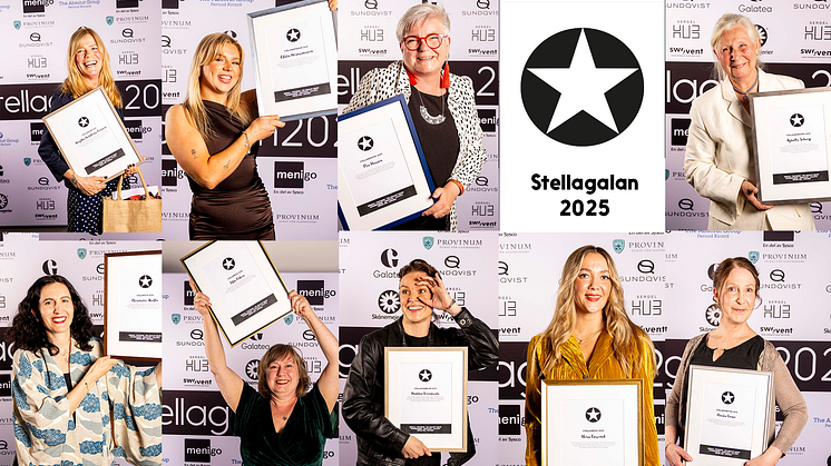Vinnarna för Stellagalan 2025 - Foto Christina Uhlin 