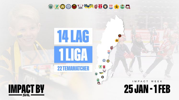 SHL Impact Week: 1 liga, 14 lag, 22 temamatcher