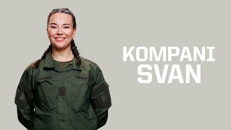 Julia Wiberg, rekryt i Kompani Svan 