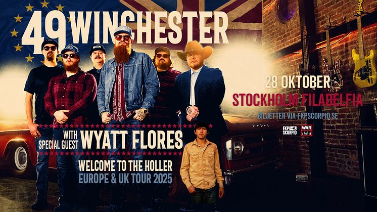 Countryfavoriterna 49 Winchester återvänder till Stockholm!