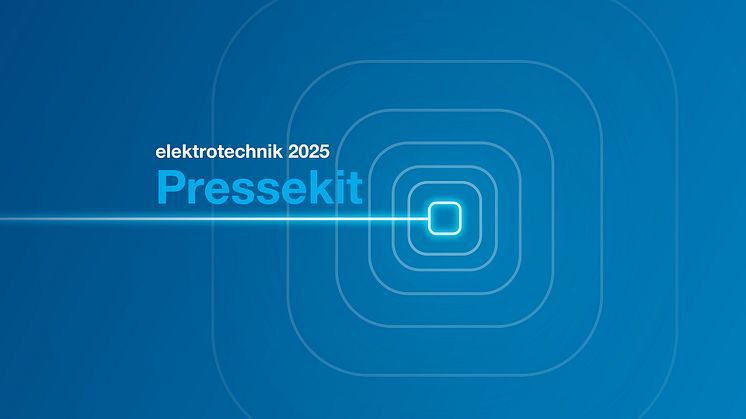 elektrotechnik 2025 in Dortmund - Pressekit Hager