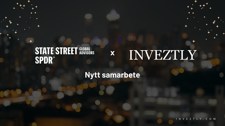 State Street Global Advisors och Inveztly inleder samarbete.