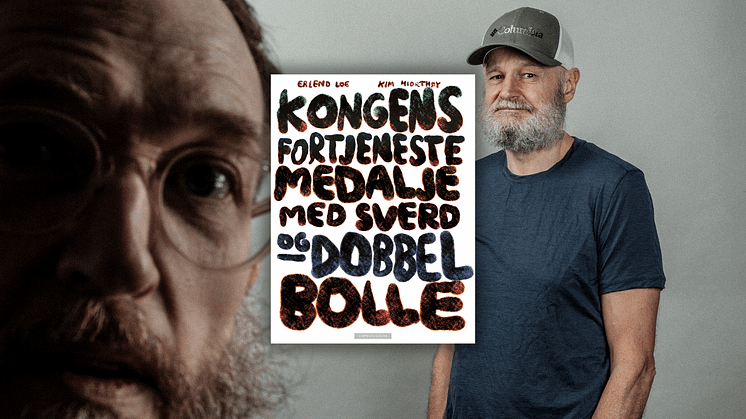 Suksessduoen Erlend Loe (t. h.) og Kim Hiorthøy (t.v.)  er aktuelle med en frittstående oppfølger til den kritikerroste barneboken Hvem rumpet brunosten?