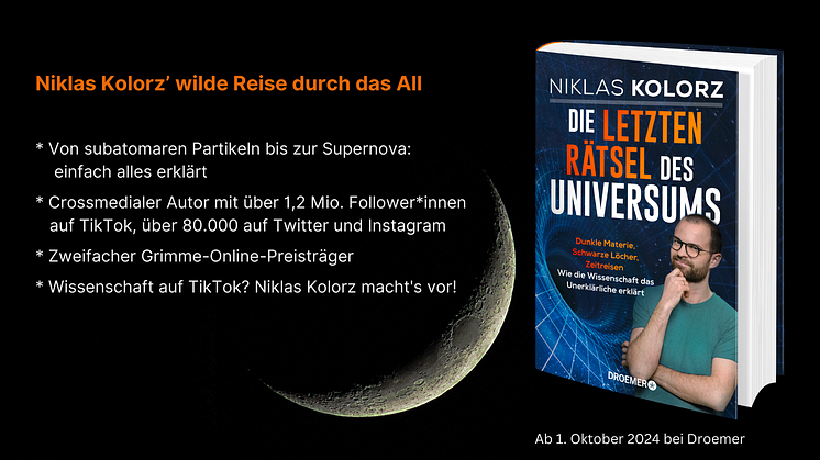 Bestsellerautor Niklas Kolorz über das Rotlichtmilieu des Universums und andere Skurrilitäten der Astrophysik