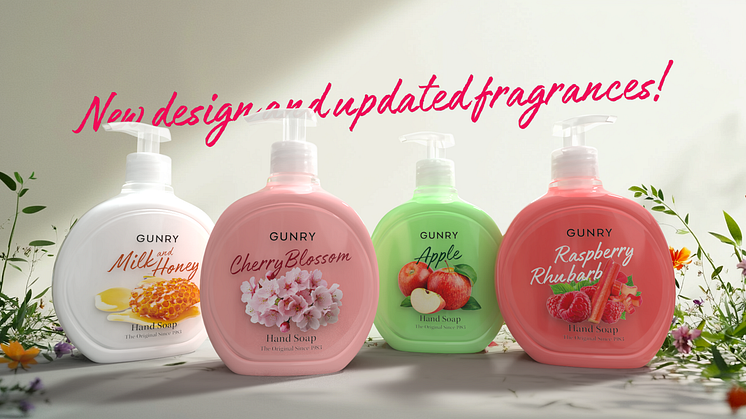 Gunrys originalserie - nu med uppdaterad design och doft