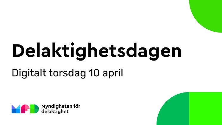 Delaktighetsdagen digitalt torsdag 10 april