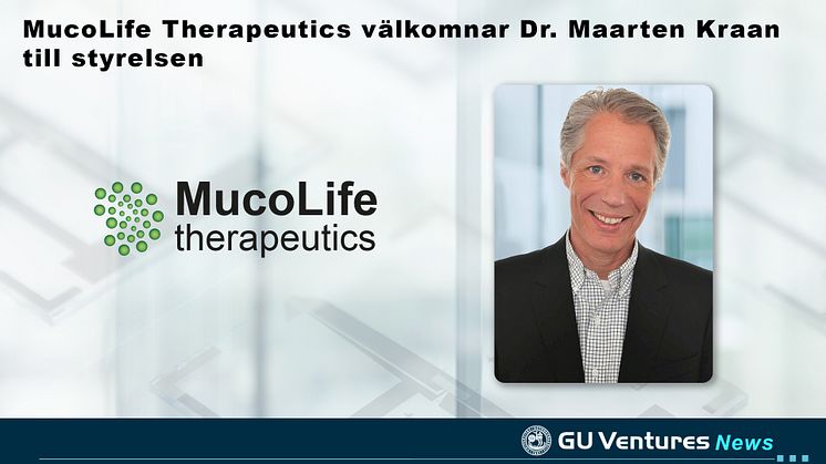 Bilden är ett montage. Foto: MucoLife Therapeutics. På bilden: Maarten Kraan.