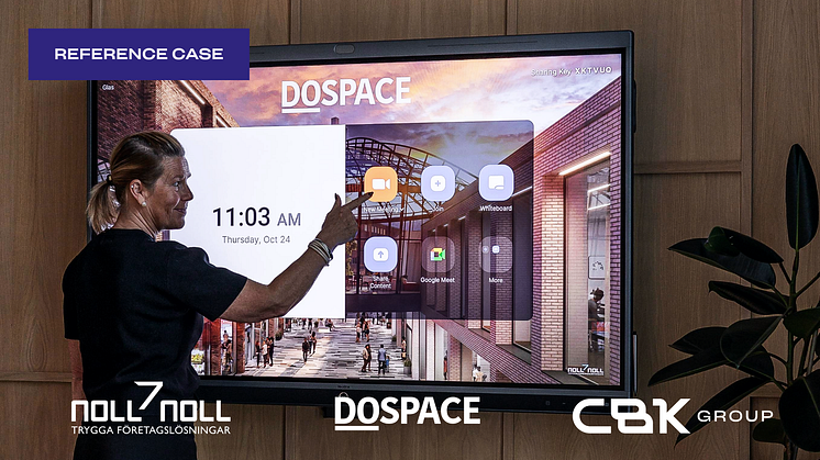 Dospace – innovation and technology in the coworking environment in collaboration with CBK Sweden and Noll7Noll.