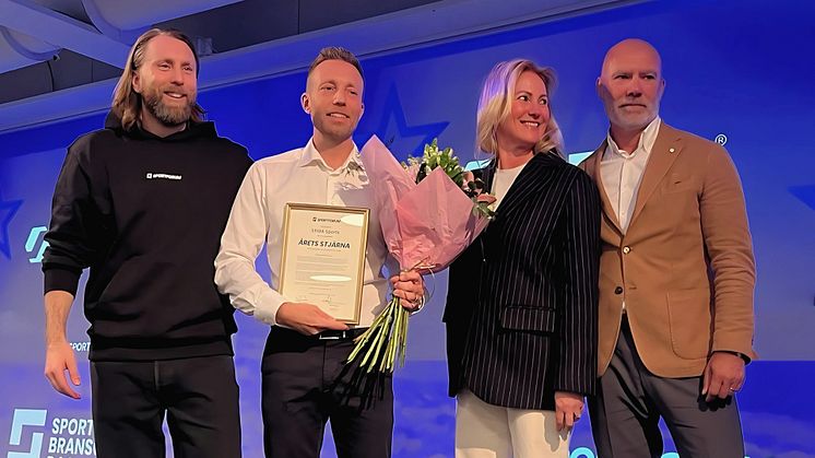 Jonas Linder (Sportforum), Andreas Zandrén (STIGA Sports), Fredrik Ågren & Sofia Björnstjerna (Key Search Scandinavia)