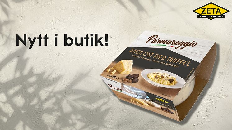 Vardagslyx i en liten burk, riven Parmesan med Tryffel