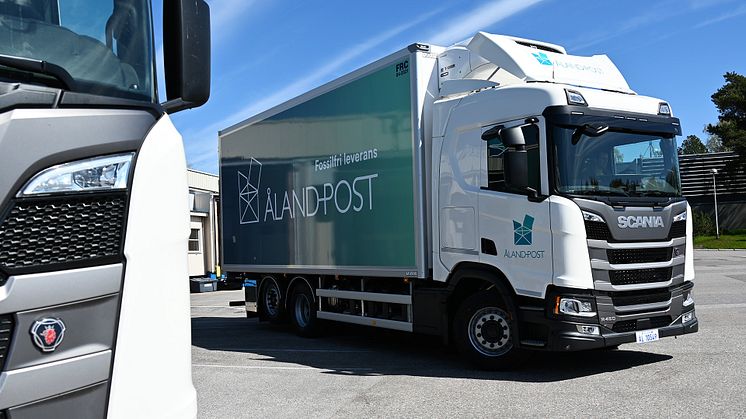 Jonkun on oltava ensimmäinen ja Ahvenmaalla se oli Åland Post.