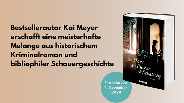 Kai Meyers neuer historischer Kriminalroman - atmosphärisch, fesselnd, bibliophil!