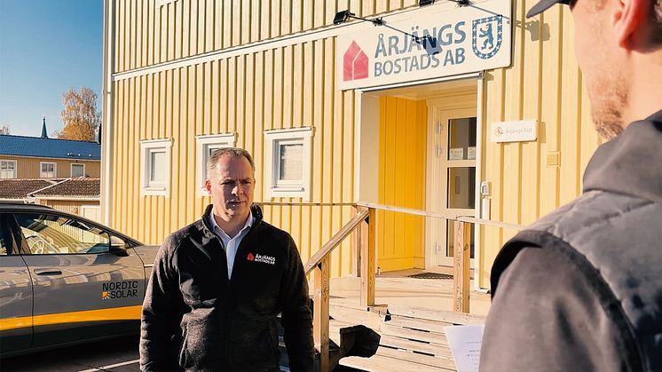 Niklas Hammar är VD på Årjängs Bostad