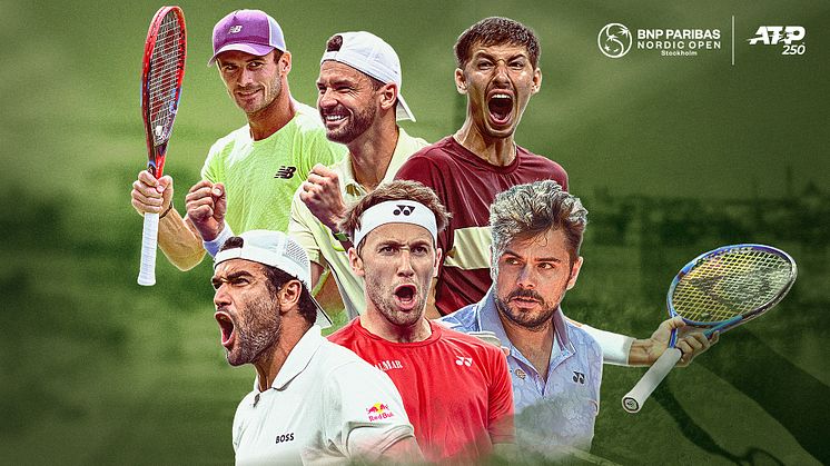 Flertalet världsstjärnor är anmälda till höstens tennisfest i Kungl. Tennishallen.
