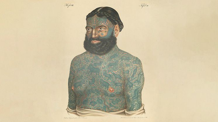 Kapten George Costentenus, porträtt av Carl Heitzmann. Bild med tillstånd av Hagströmers medicinhistoriska bibliotek, Karolinska Institutet.