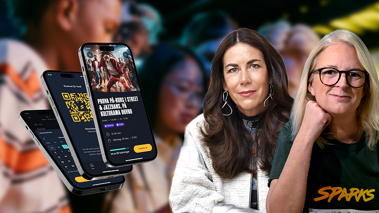 Caroline Berg, ordförande för Axjomastiftelsen väljer att stötta ideella föreningen SPARKS GENERATION och SPARKSAPP