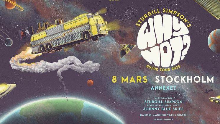 Sturgill Simpson tillkännager "Why Not?"-turné i Storbritannien och Europa