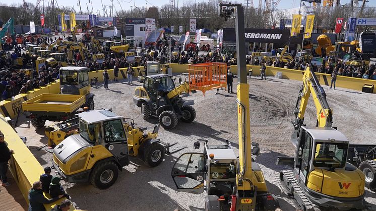 Baumaschinen Show auf der bauma 2025