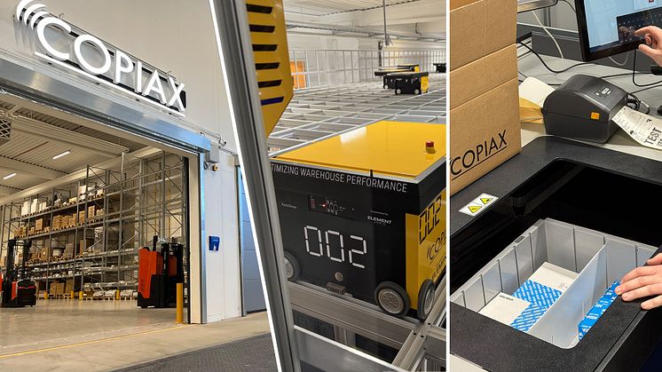 Copiax nya lager och butik
