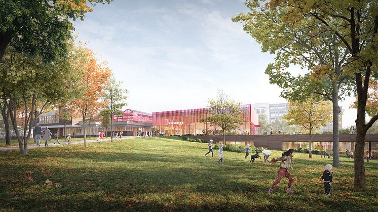 Från 6 mars till och med 4 april 2025 är detaljplaneförslaget till stadsbibliotekets om- och tillbyggnad på granskning.
