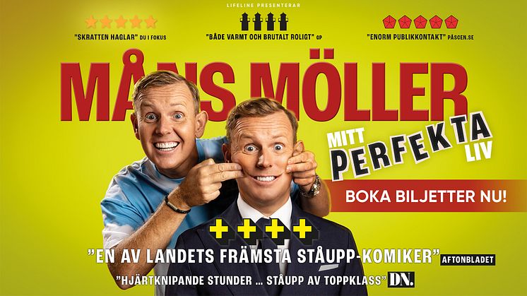 Måns Möller vinner “Årets Scenshow” på Barncancergalans Svenska Humorpriset 2024