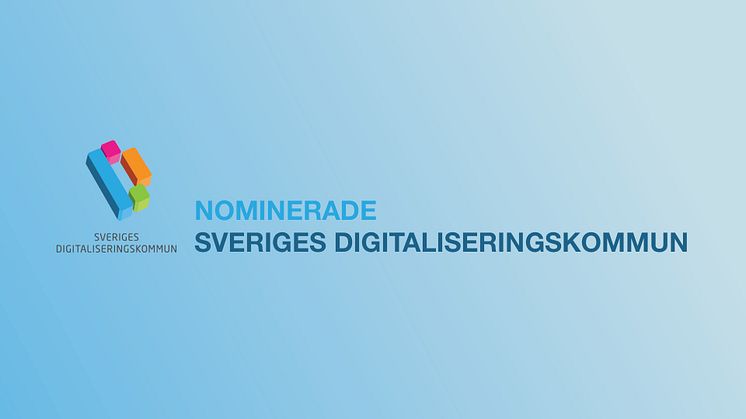 Sex kommuner tävlar om titeln Sveriges DigitaliseringsKommun 2025